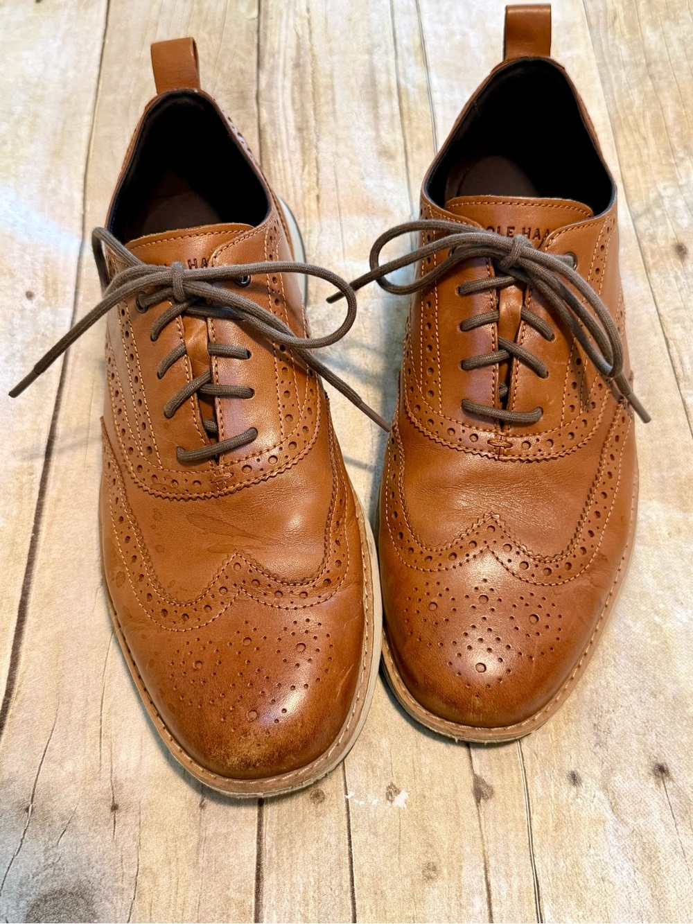Cole Haan Men's ØriginalGrand Energyweave Wingtip Oxfords Dress Shoes